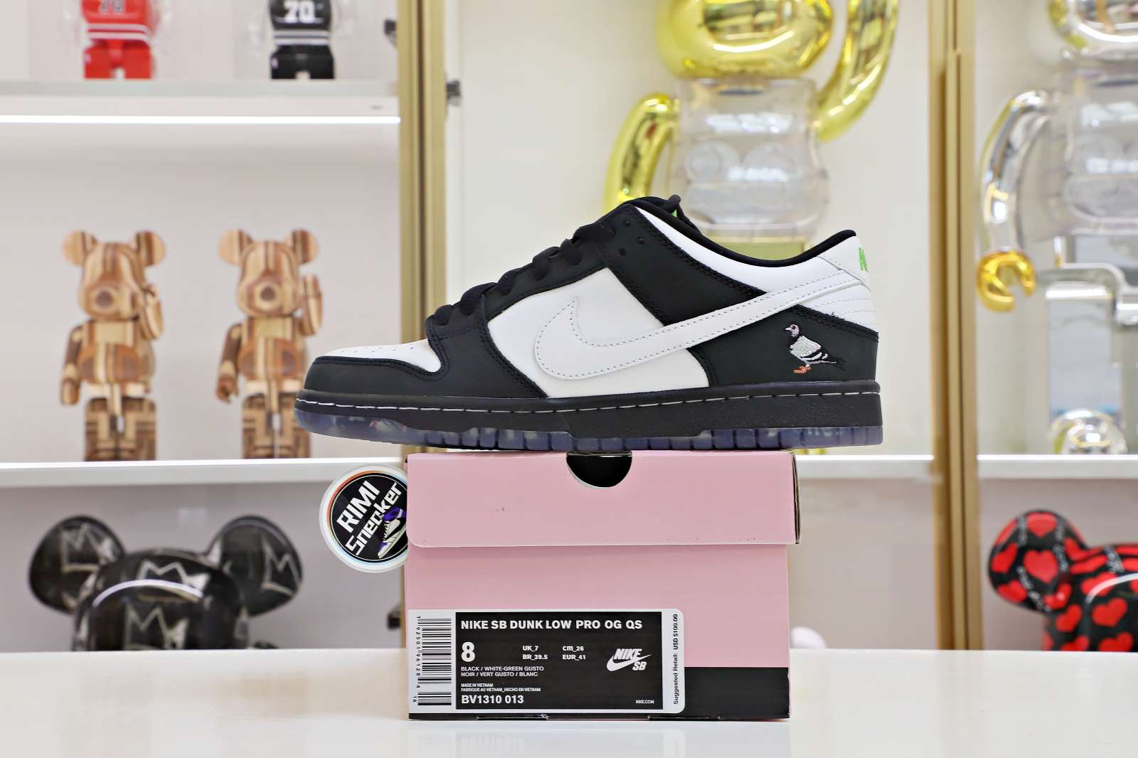 NIKE SB DUNK LOW STAPLE PANDA PIGEON (REGULAR BOX)