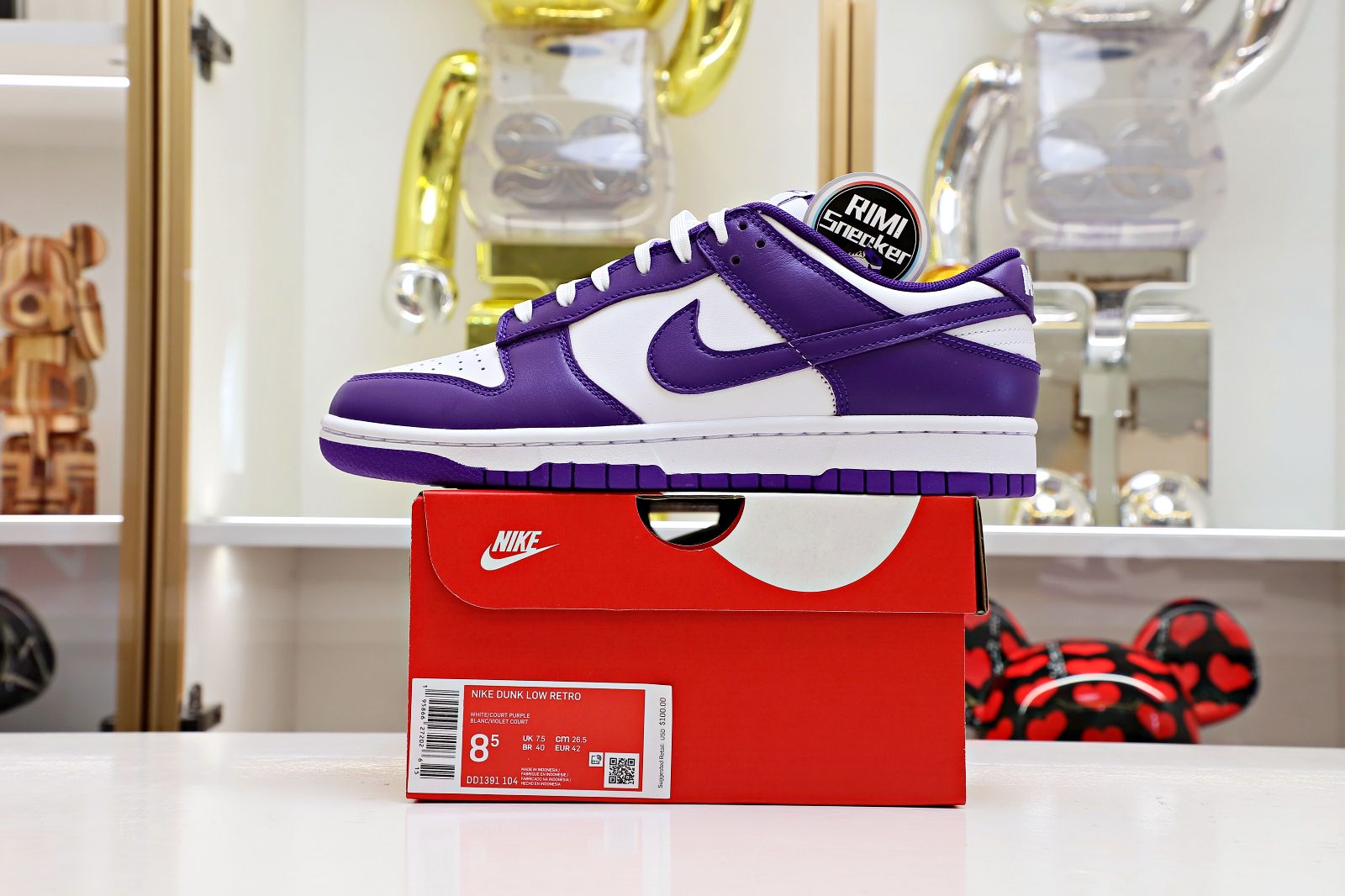 NIKE DUNK LOW RETRO COURT PURPLE