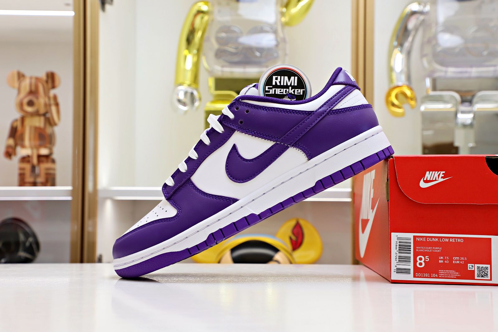 NIKE DUNK LOW RETRO COURT PURPLE