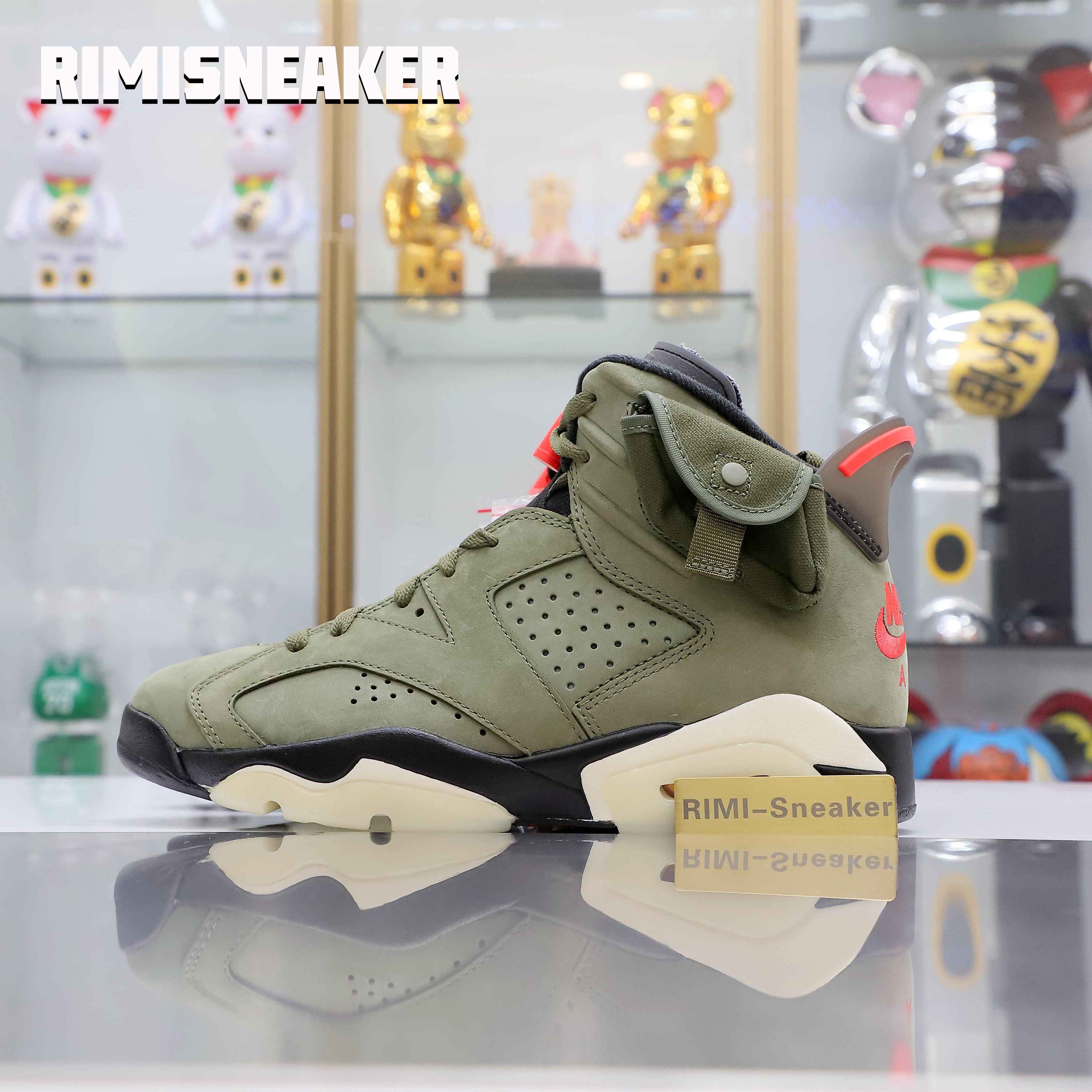 TRAVIS SCOTT X AIR JORDAN 6 RETRO ''OLIVE''