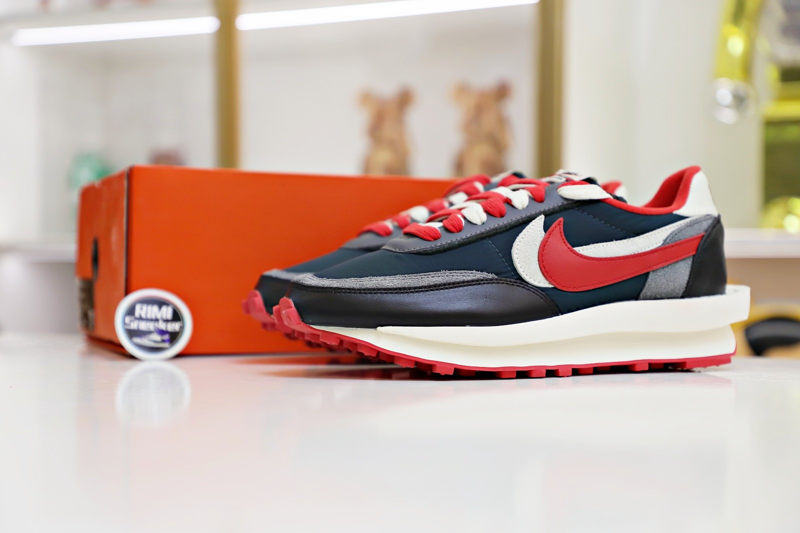 NIKE LD WAFFLE SACAI UNDERCOVER UNIVERSITY RED