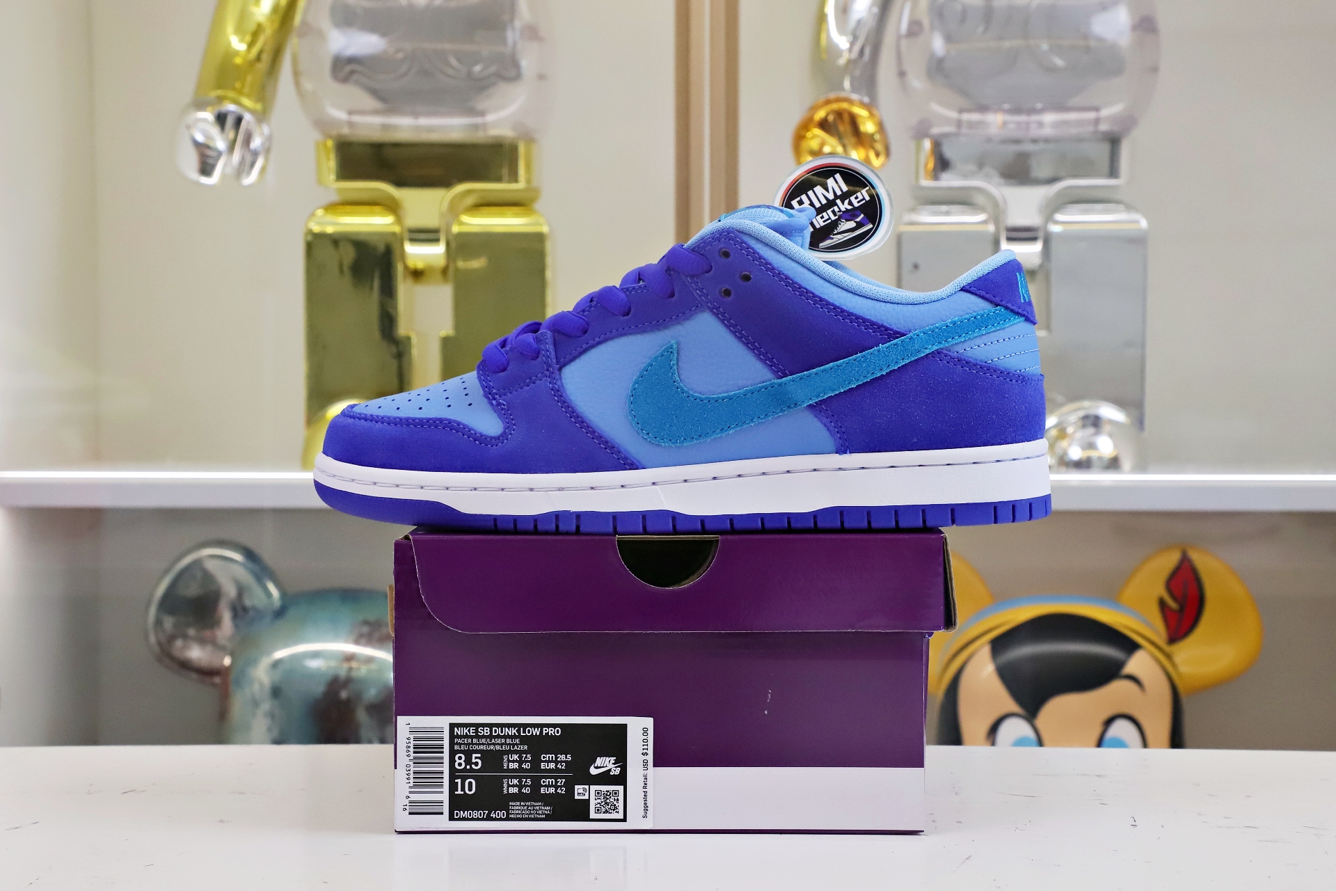 NIKE SB DUNK LOW BLUE RASPBERRY