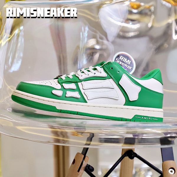 AMIRI LEATHER SKEL LOW Green