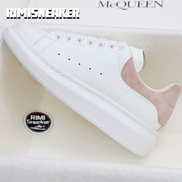 ALXNDER MC MCQUEEN PARIS PINK SUEDE HEEL