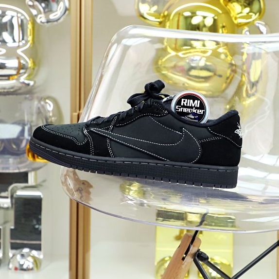 TRAVIS SCOTT X NIKE AIR JORDAN 1 LOW OG “BLACK/PHANTOM”