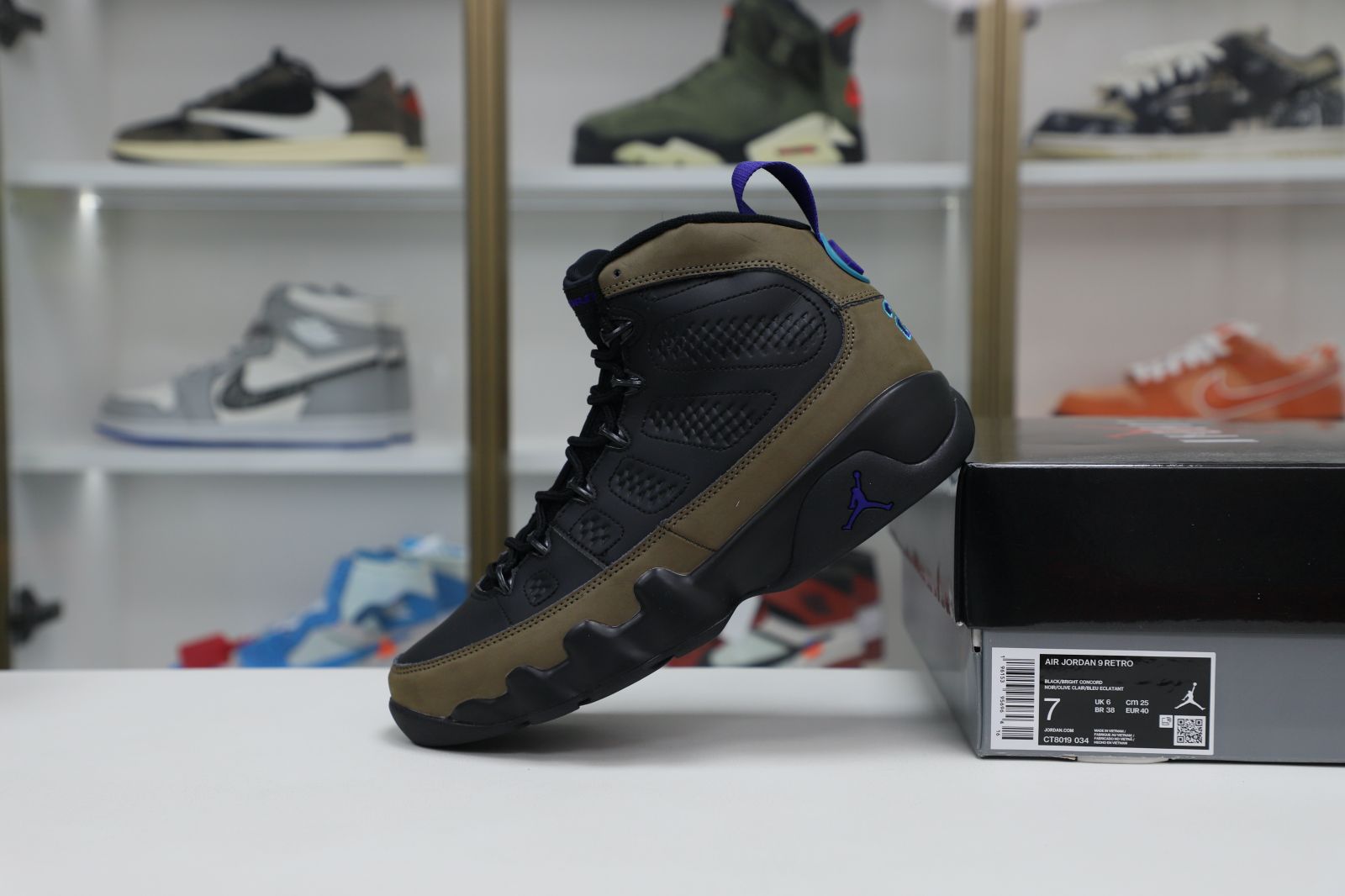 Air Jordan 9"Light Olive"