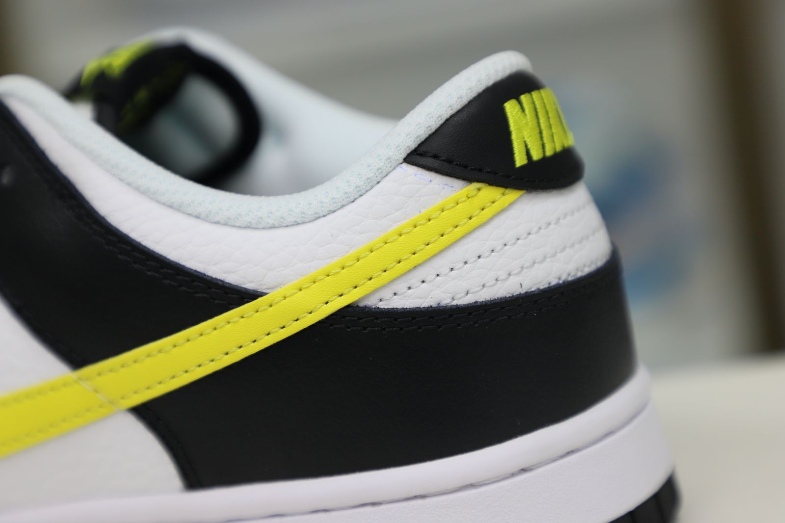 Nike Dunk Low "Black White Yellow"