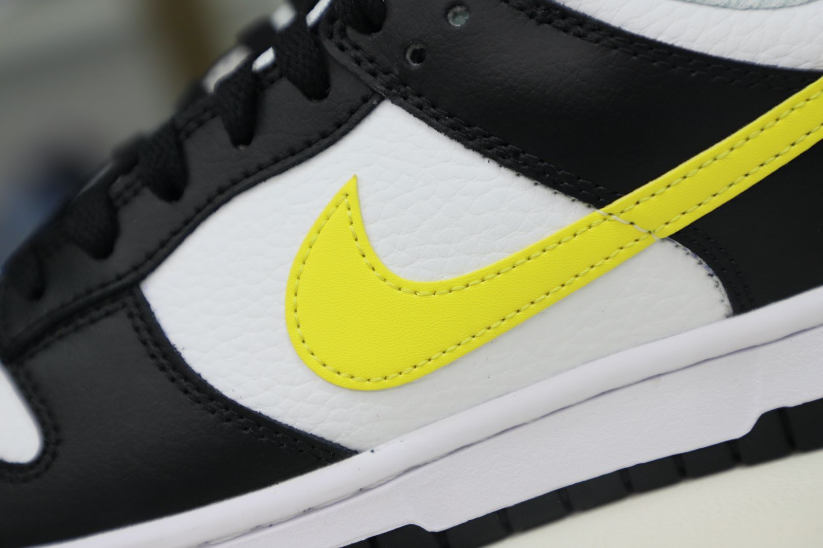 Nike Dunk Low "Black White Yellow"