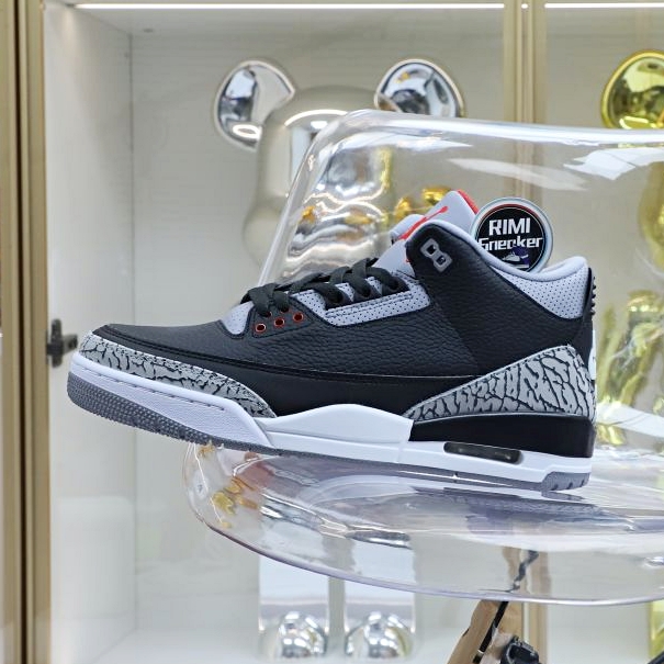 AIR JORDAN 3 RETRO OG ''BLACK CEMENT'' 2018（854262-001）