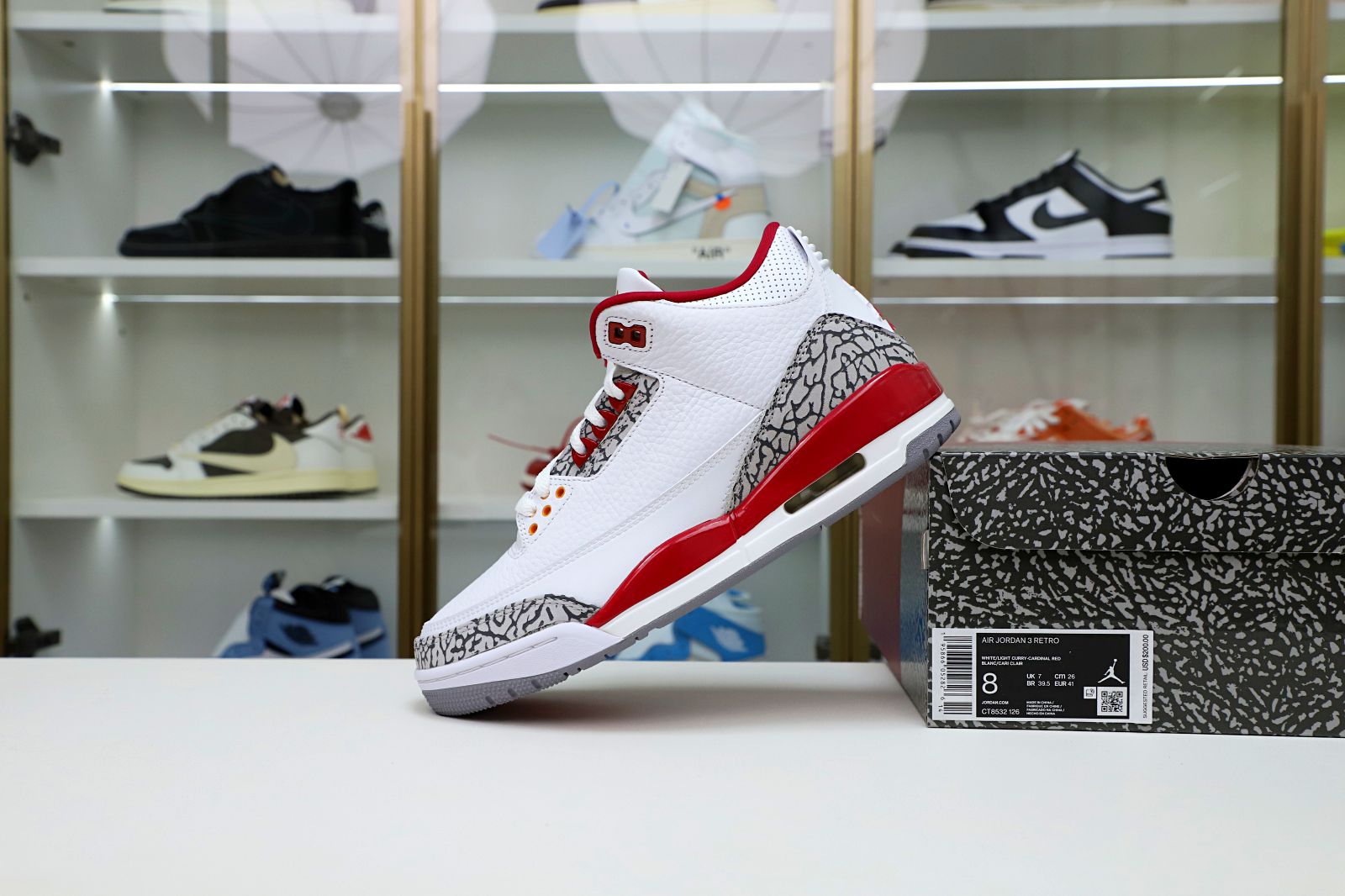 Air Jordan 3 retro "cardinal red"