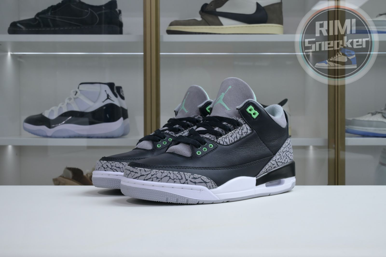 Air Jordan 3 Green Glow