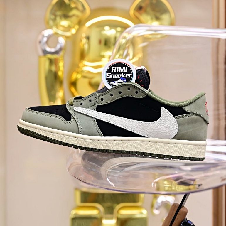 Travis Scott x Jordan Air Jordan 1 Low OG 7.0 Black Olive DM7866-002 ...