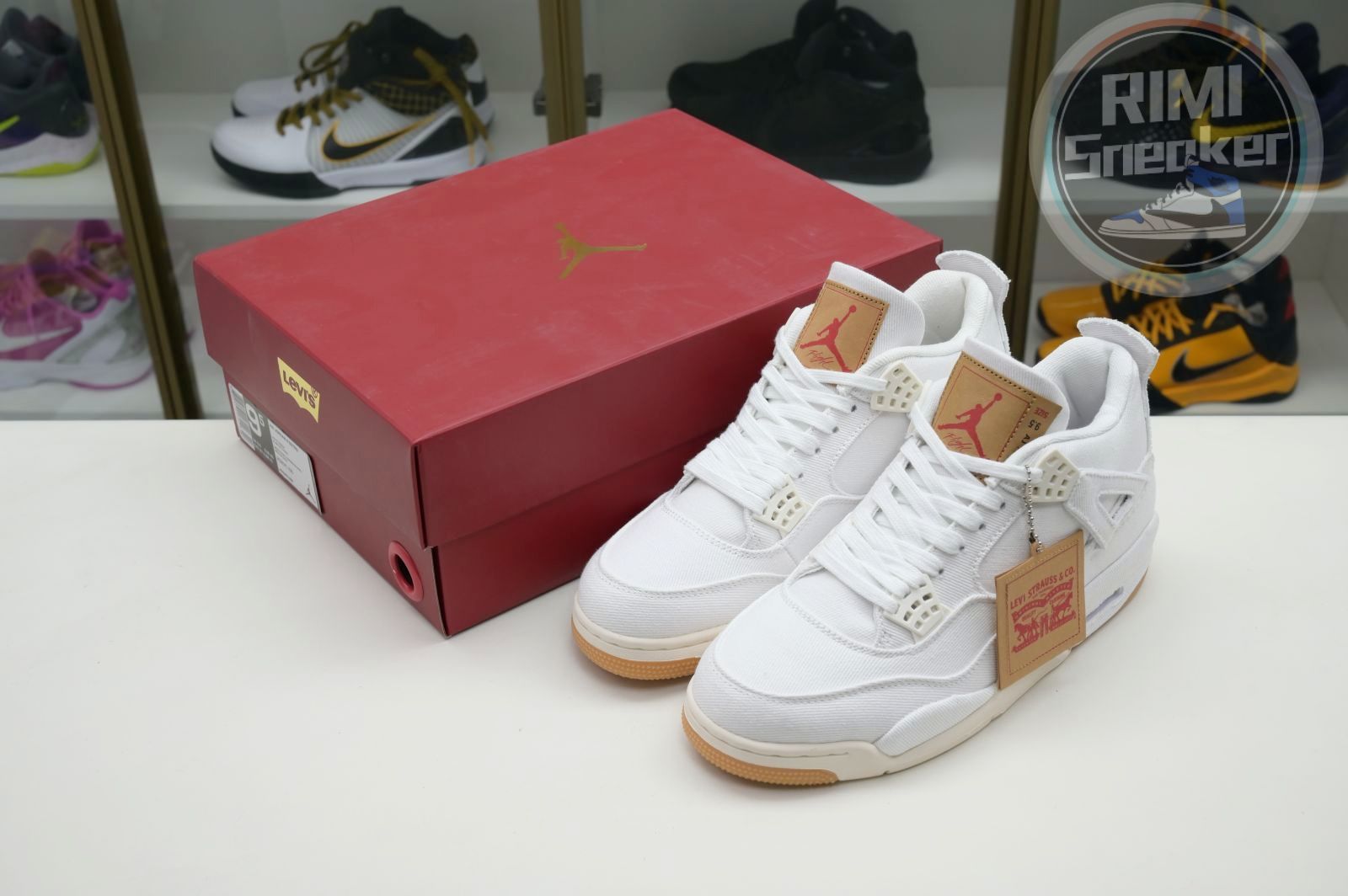 Jordan Air Jordan 4 levis white (levis tag)