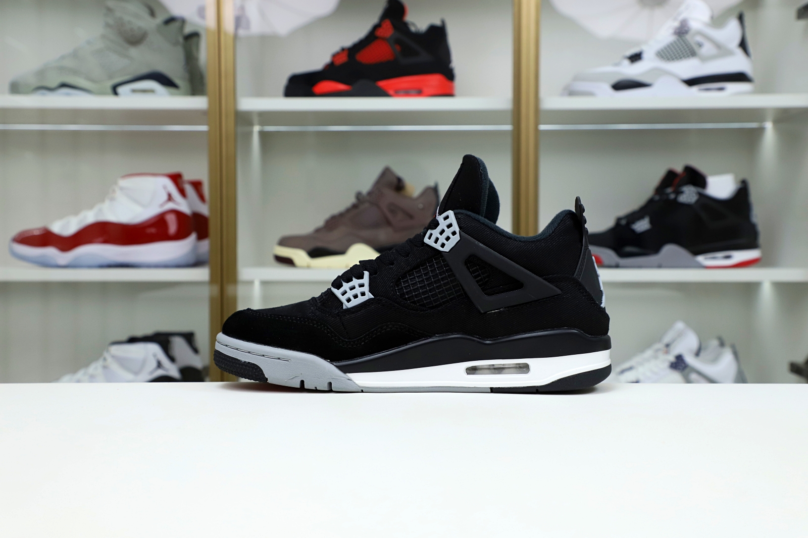 AIR JORDAN 4 "BLACK CANVAS"