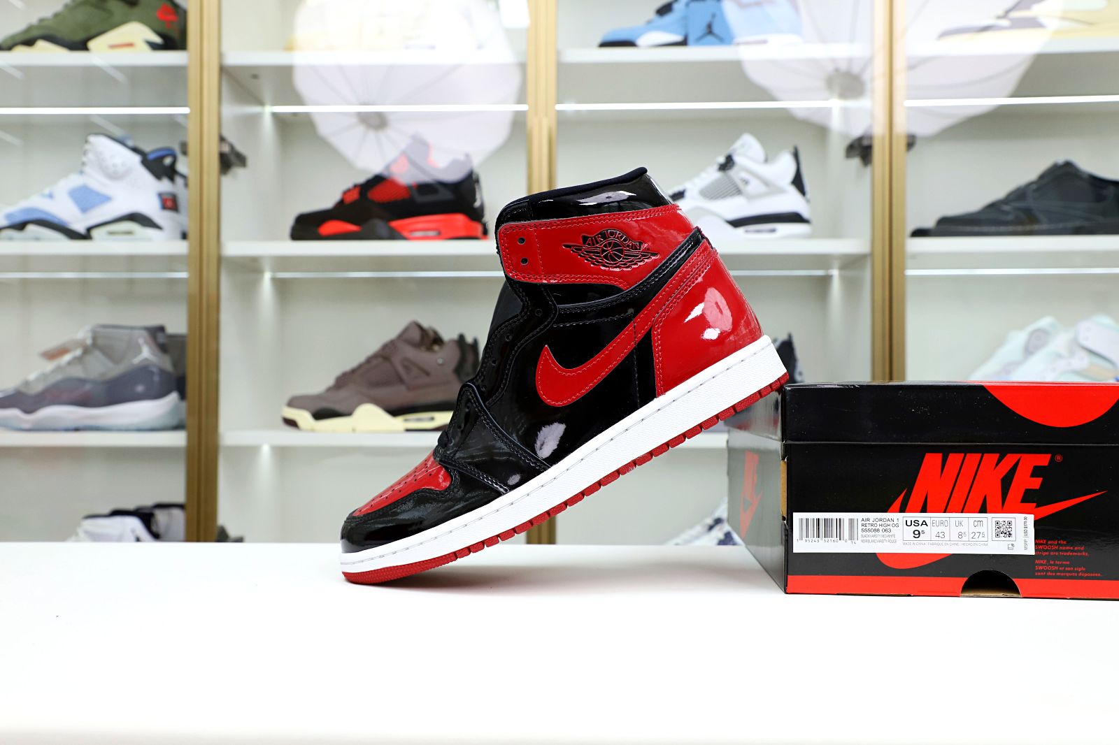 AIR JORDAN 1 HIGH OG BRED PATENT