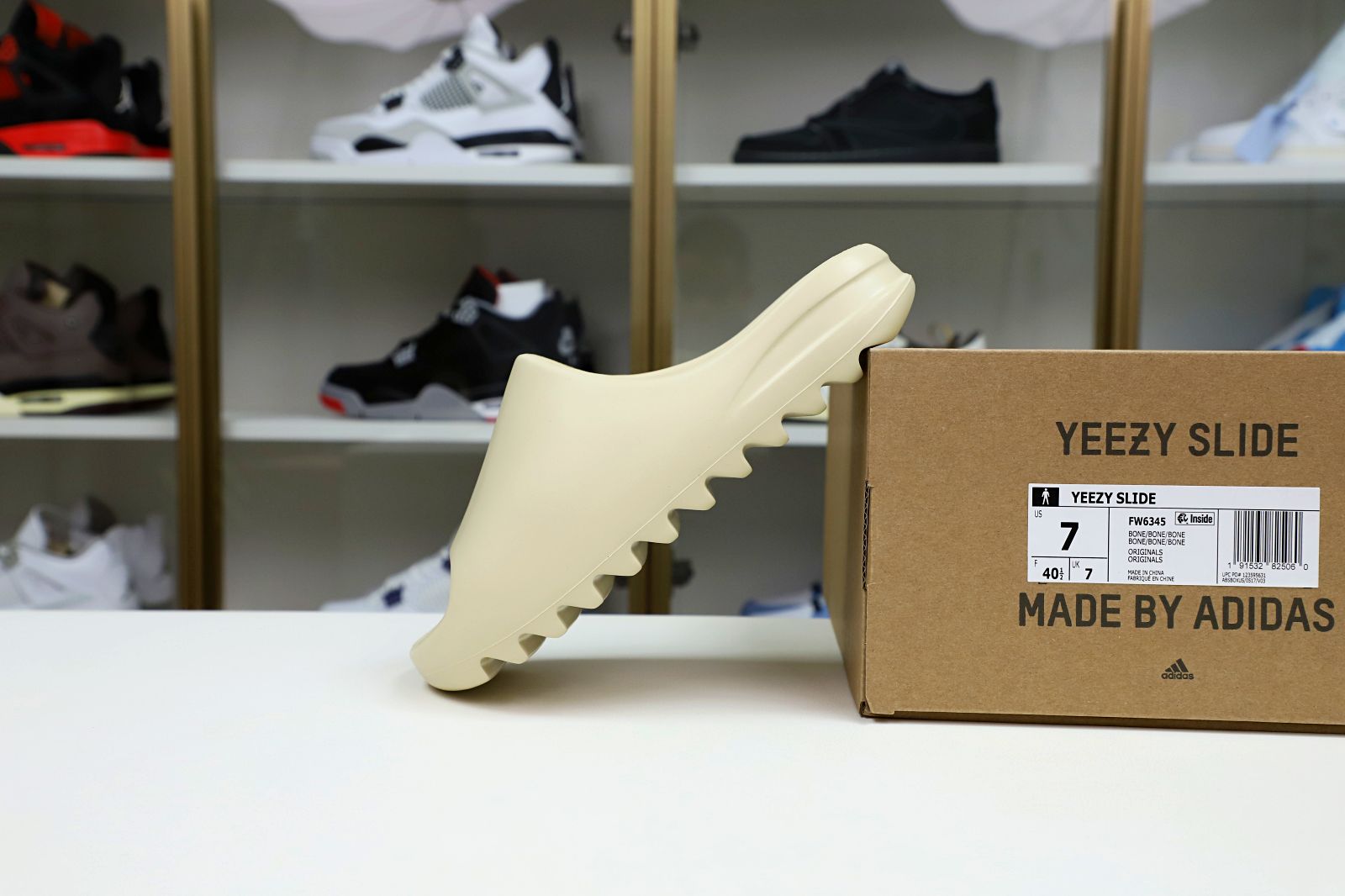 Yeezy Slide"bone"FW6345