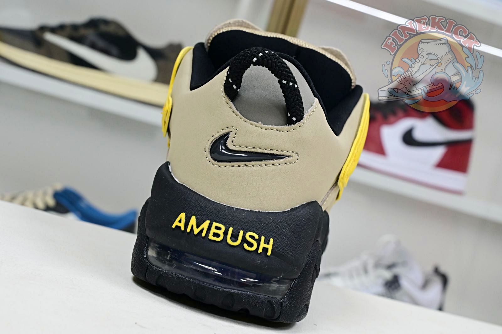 AMBUSH x Nike Air More Uptempo Low"Limestone"