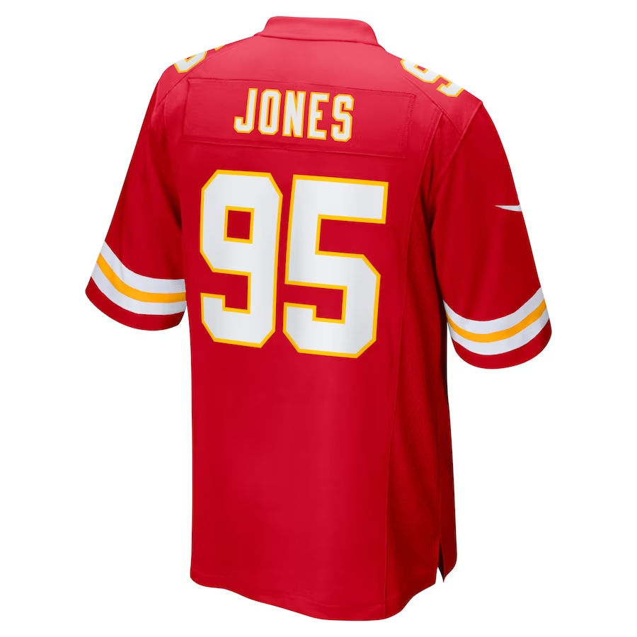 Nike Chris Jones Kansas City Chiefs Red Super Bowl LVIII Game Jersey ...