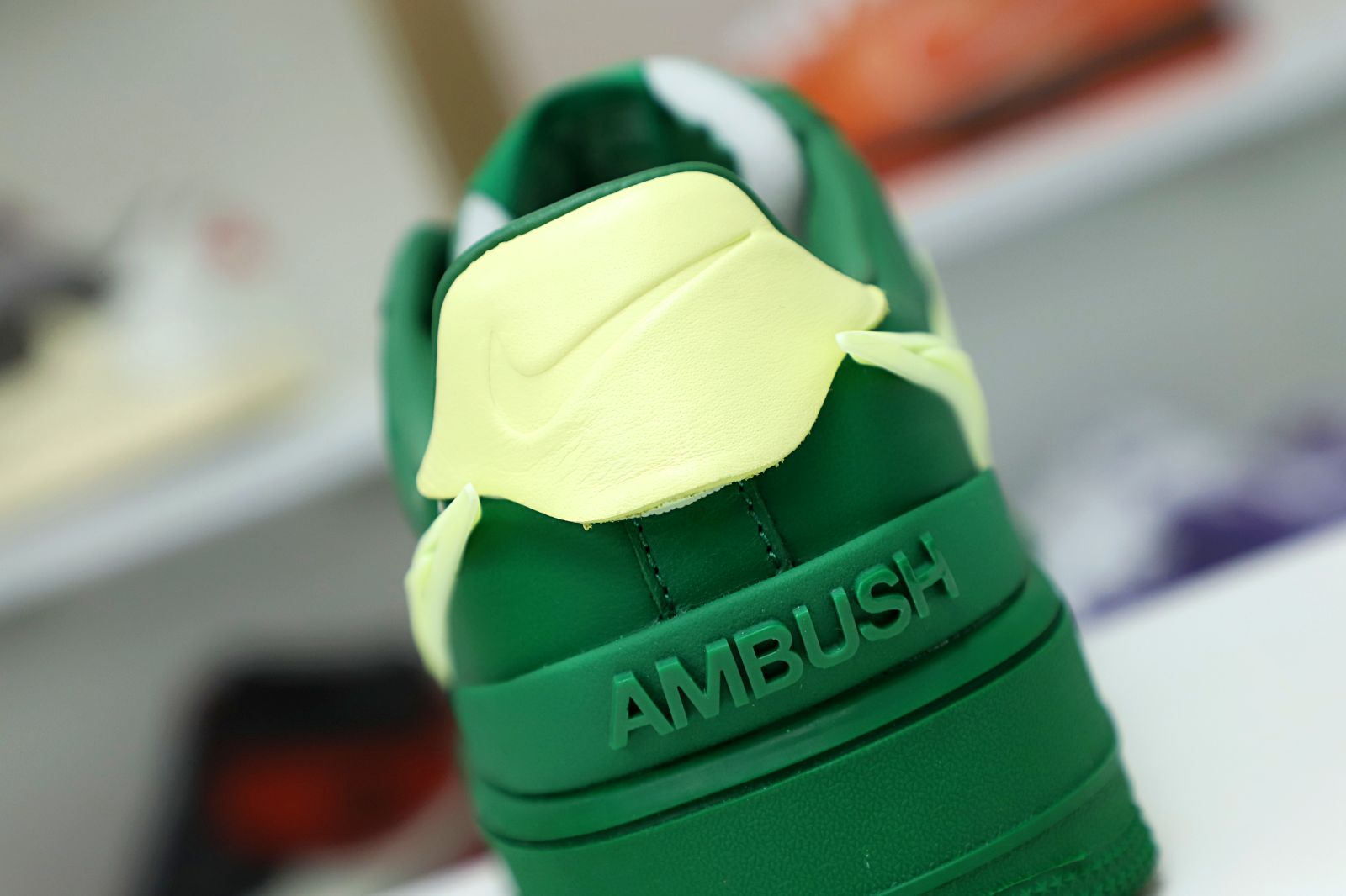 AMBUSH xNike Air Force1 Low"Pine Green and Citron"