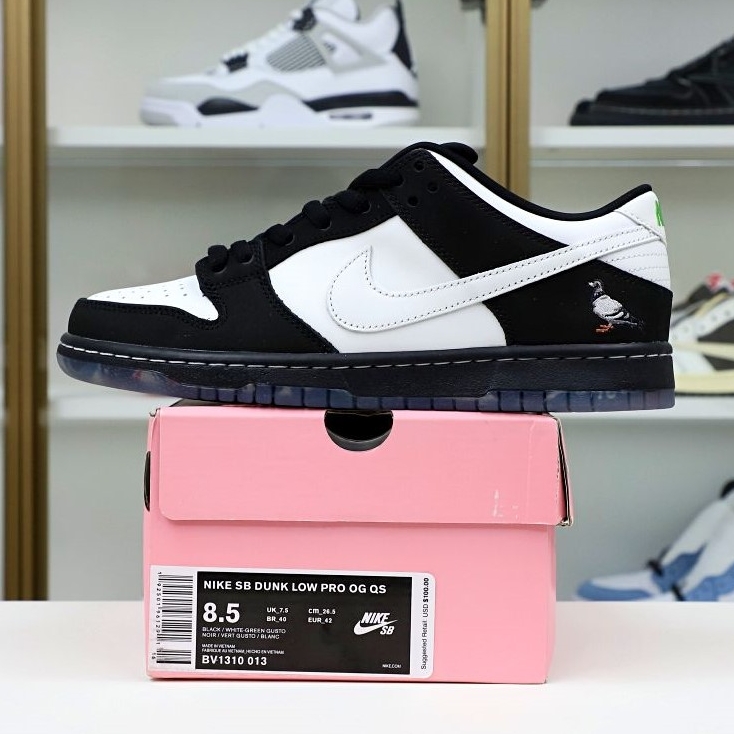 NIKE SB DUNK LOW STAPLE PANDA PIGEON (REGULAR BOX)