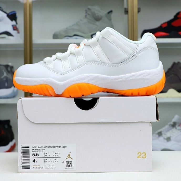 WMNS AIR JORDAN 11 RETRO LOW ''BRIGHT CITRUS''