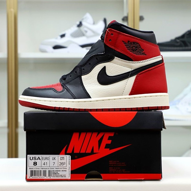 AIR JORDAN 1 RETRO HIGH OG ''BRED TOE''