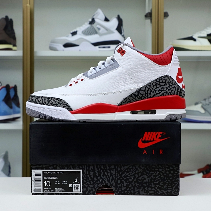 AIR JORDAN 3RETRO&quotFIRERED"（DN3707-160)