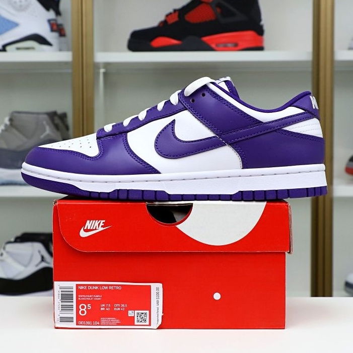 NIKE DUNK LOW RETRO COURT PURPLE