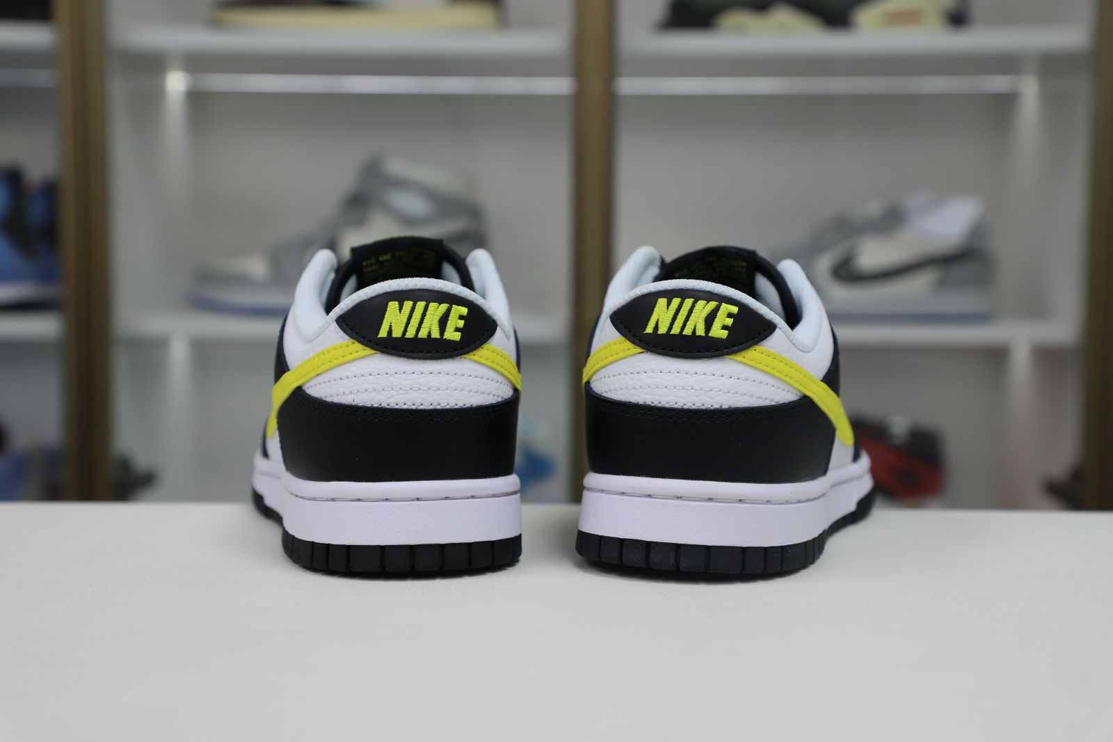 Nike Dunk Low "Black White Yellow"