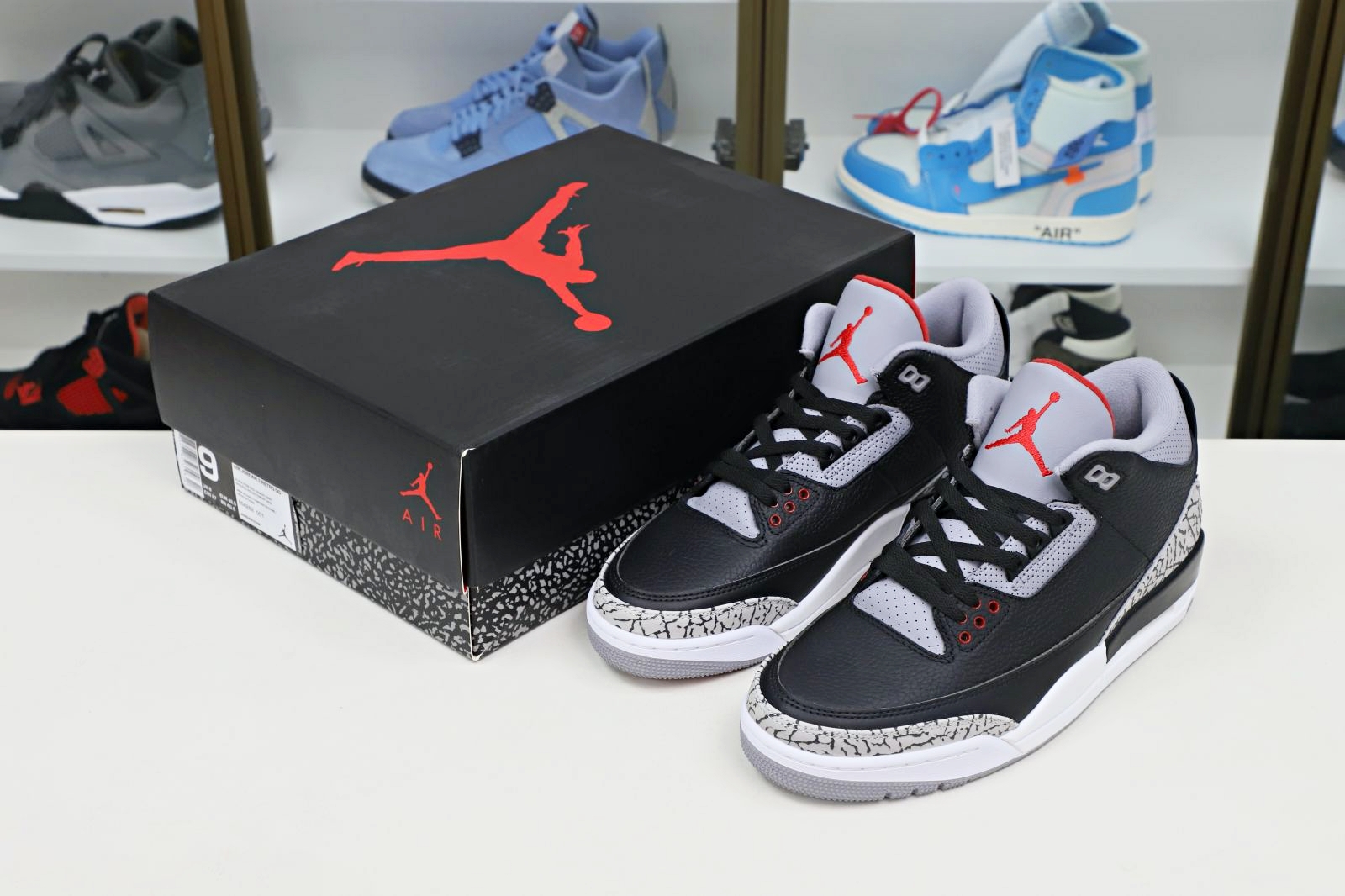 Jordan Air Jordan 3 retro blackcement 2018（854262-001）