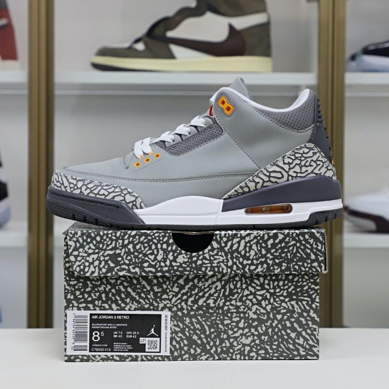 Jordan Air Jordan 3 retro&quotcool grey"