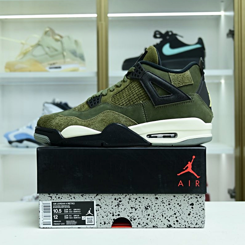 Jordan Air Jordan4&quotOliveCanvas"