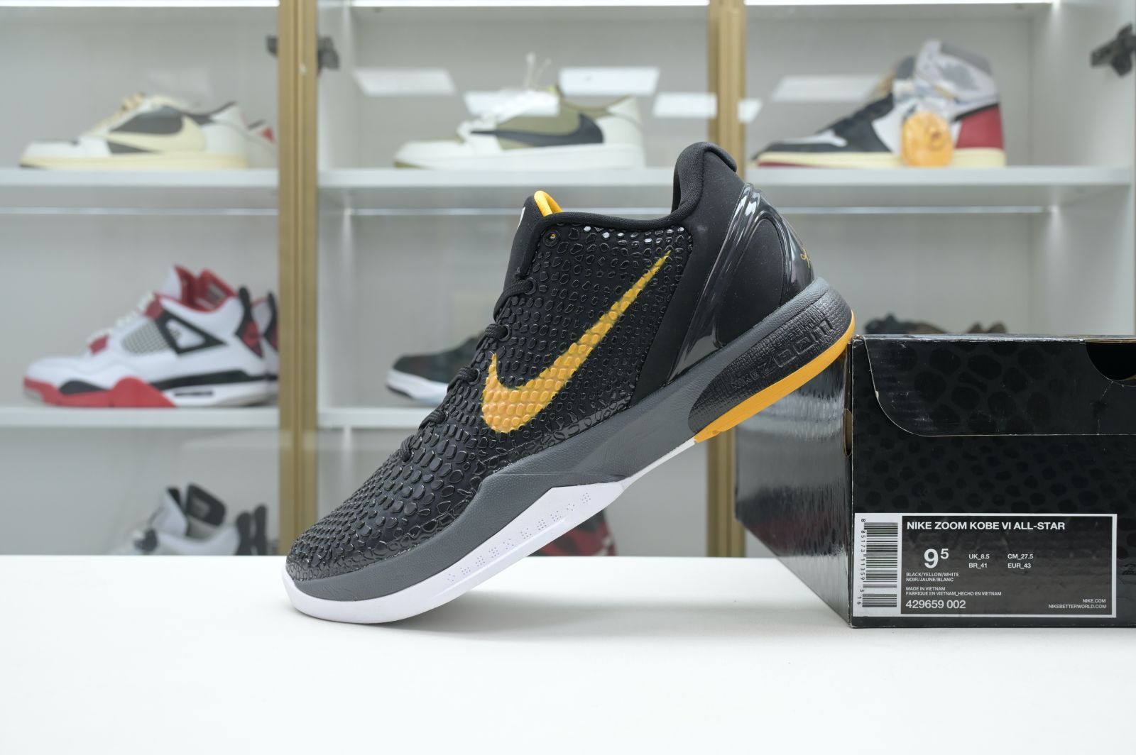 Nike Zoom Kobe 6 Black Del Sol