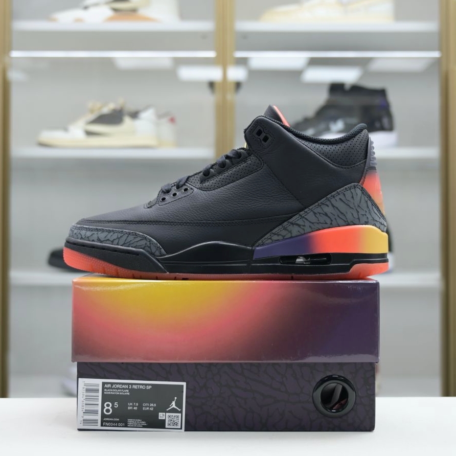 J Balvin x Air Jordan 3