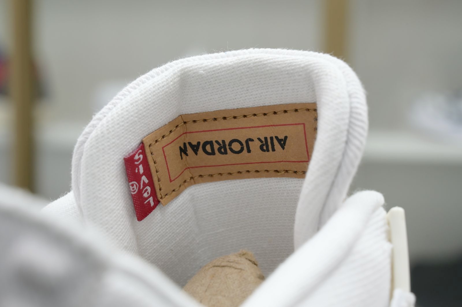 Jordan Air Jordan 4 levis white (levis tag)