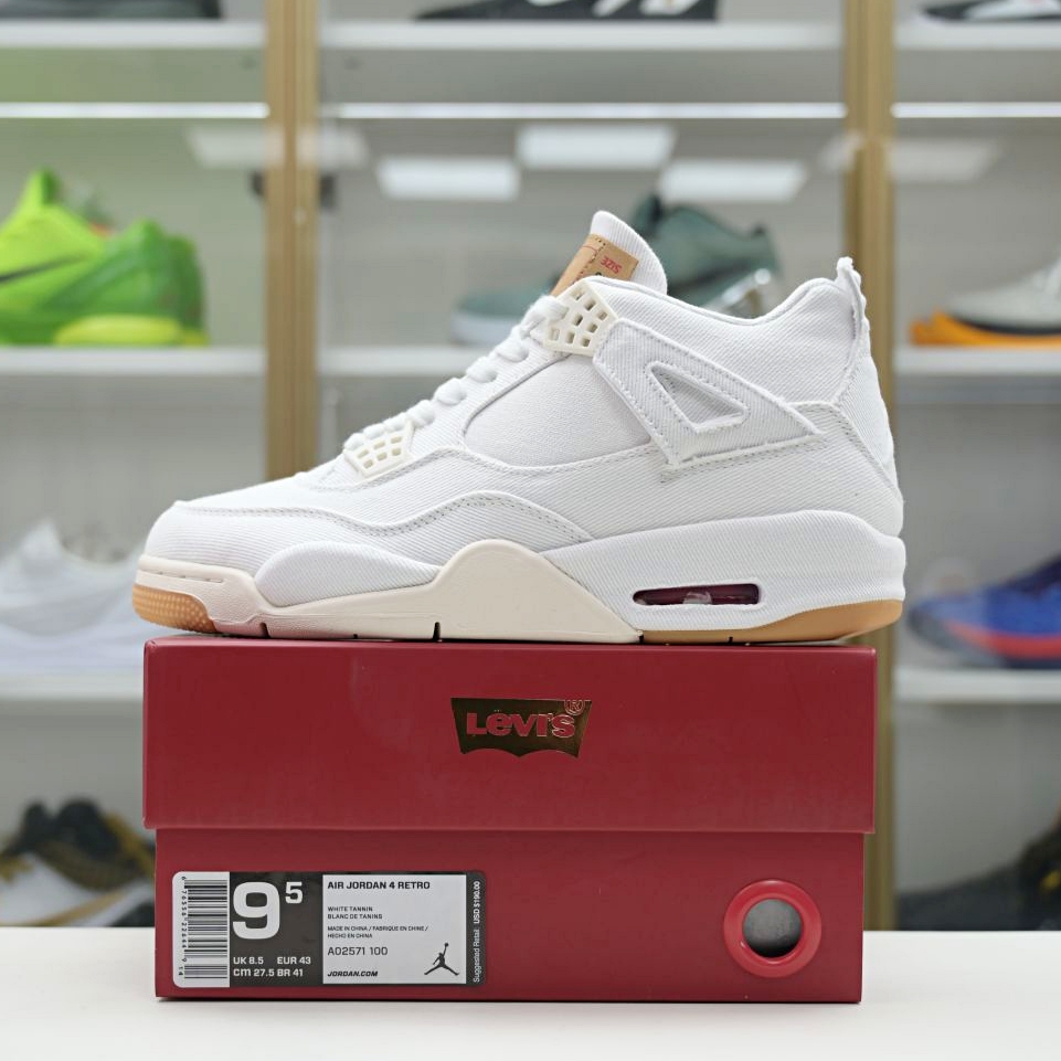 Jordan Air Jordan 4 levis white (levis tag) - k24KICK