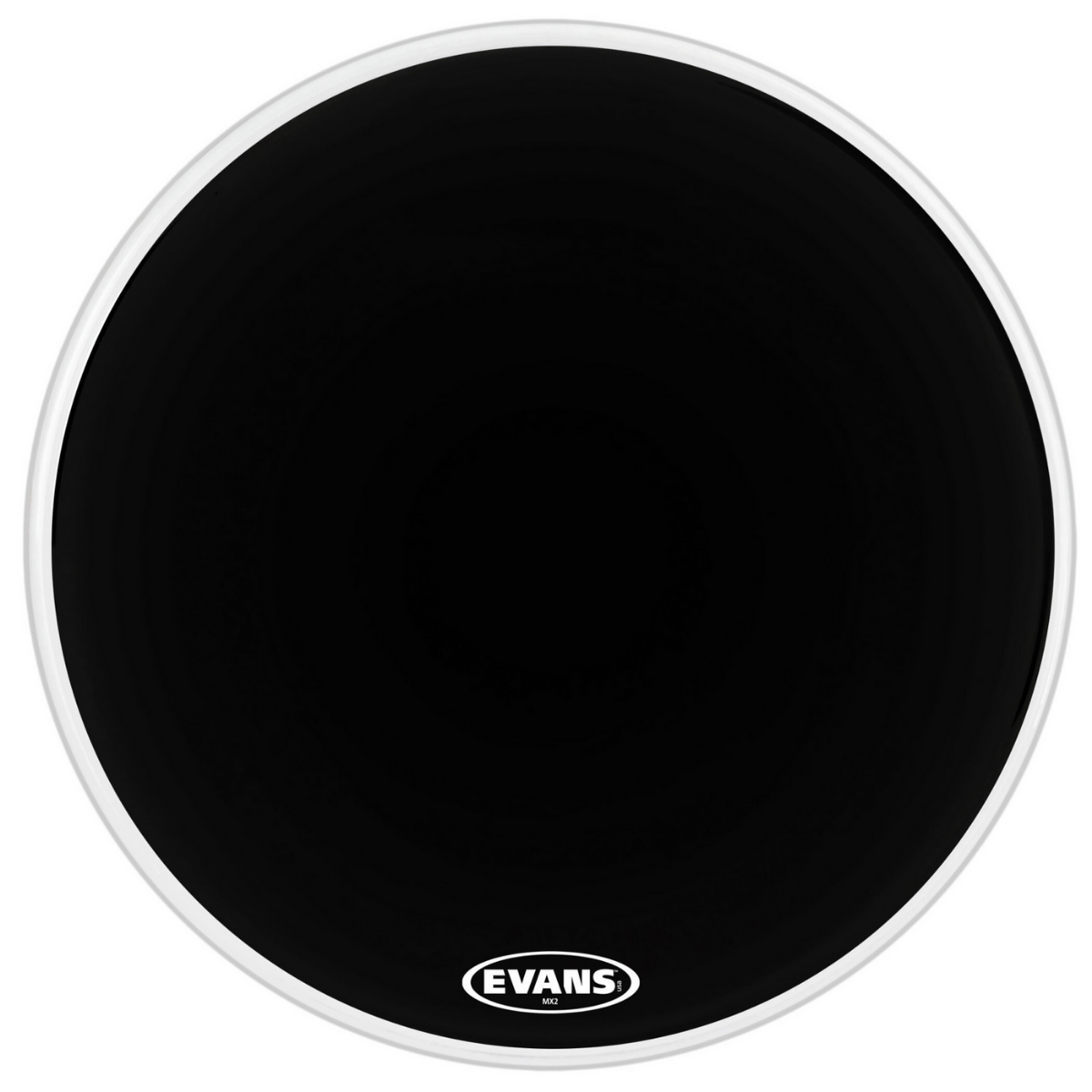 Evans 24" MX2 Black Marching Bass Drum Head