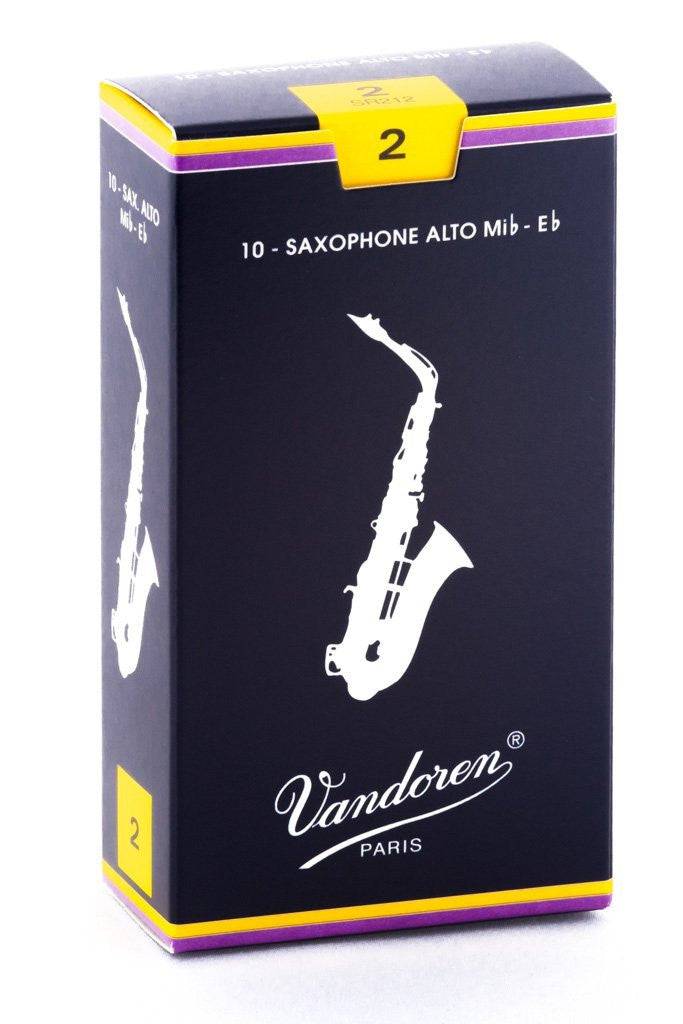 Vandoren Traditional Alto Saxophone Reeds Box of 10