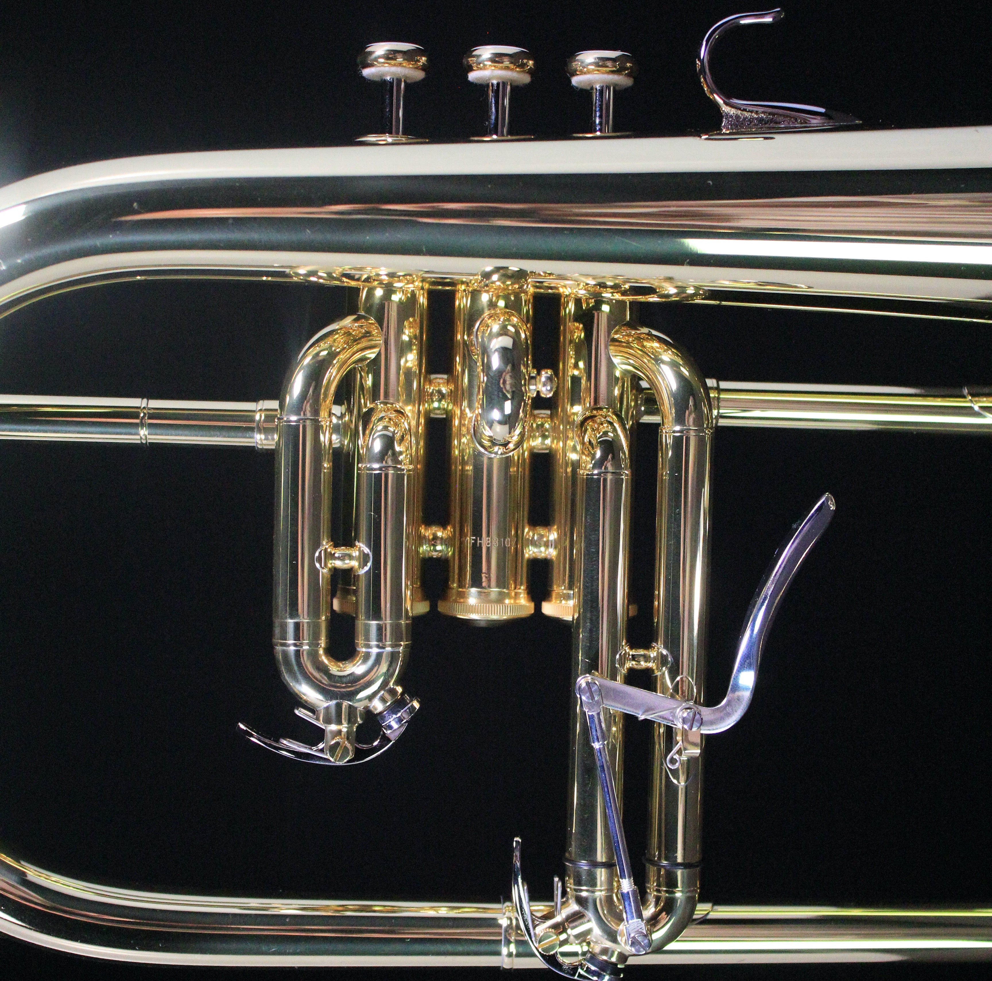 Yamaha YFH8310Z Custom Z Professional Flugelhorn (Clear Lacquer)