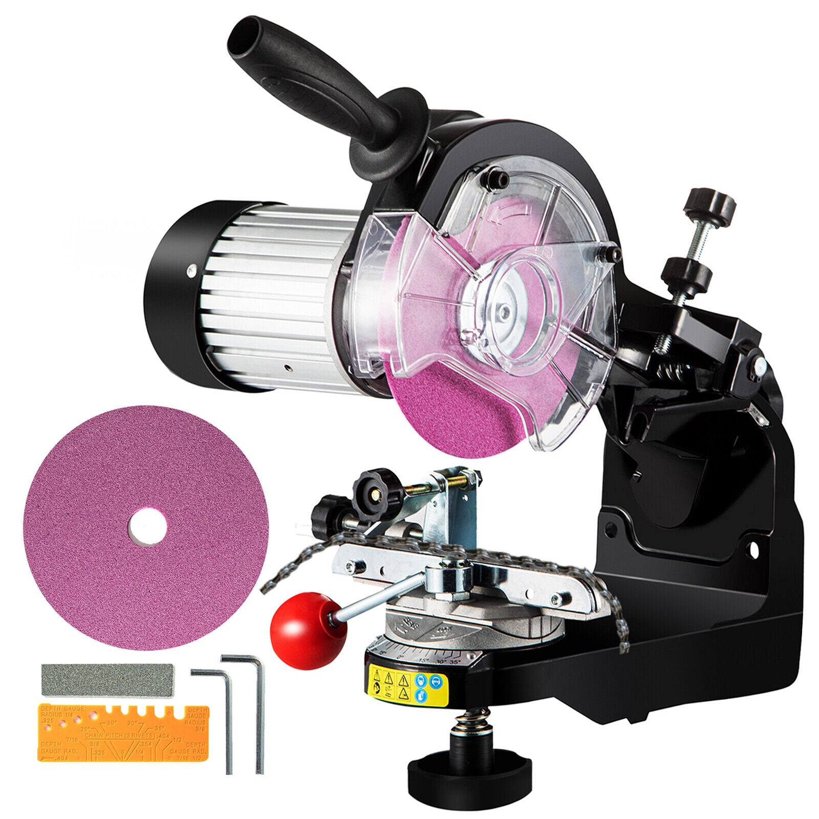 VEVOR Chainsaw Chain Grinder 230W MultiAngle Teeth Sharpener 2