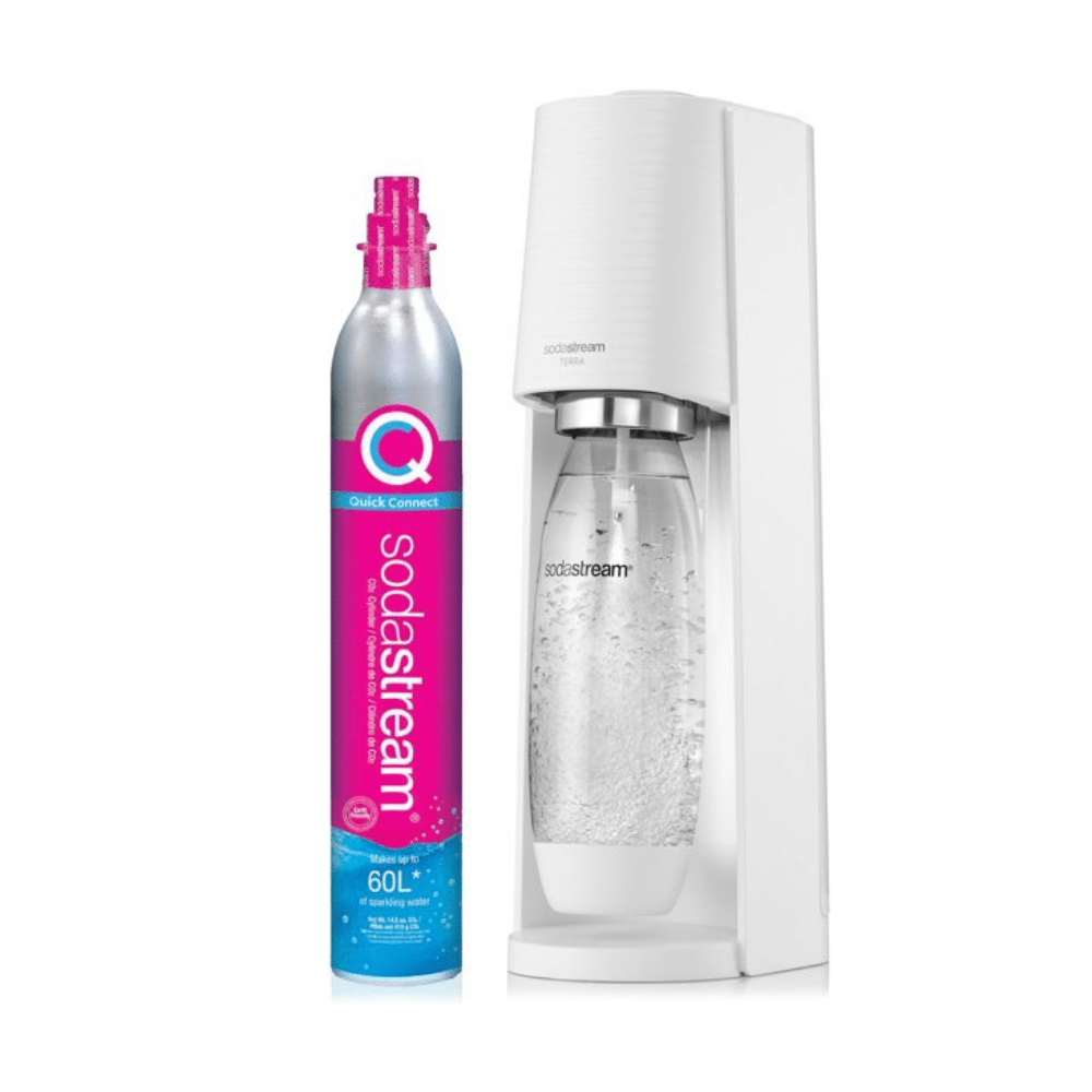SodaStream Terra Sparkling Water Maker, White Hediso