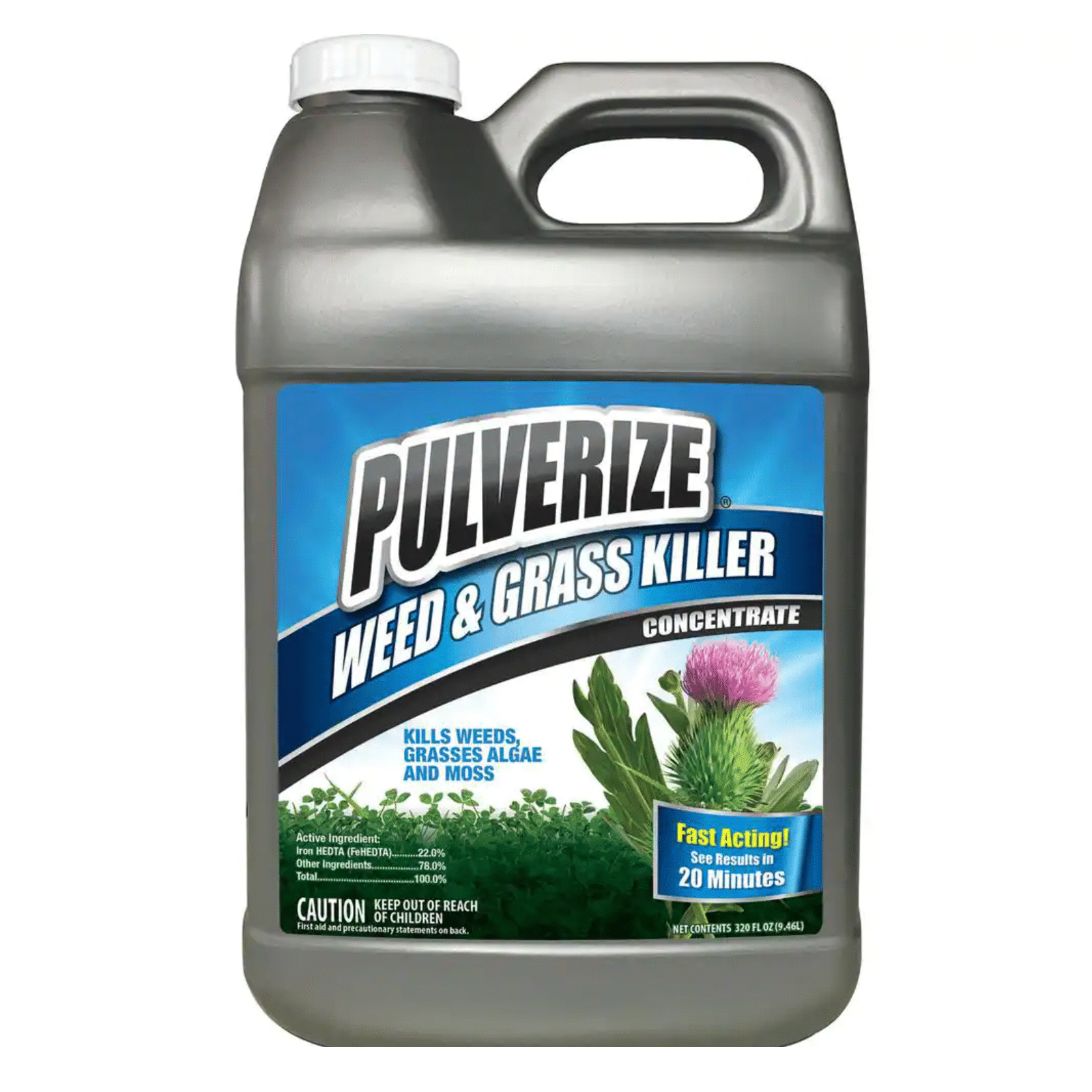 Pulverize Weed and Grass Killer, 2.5 Gal. Concentrate Hediso