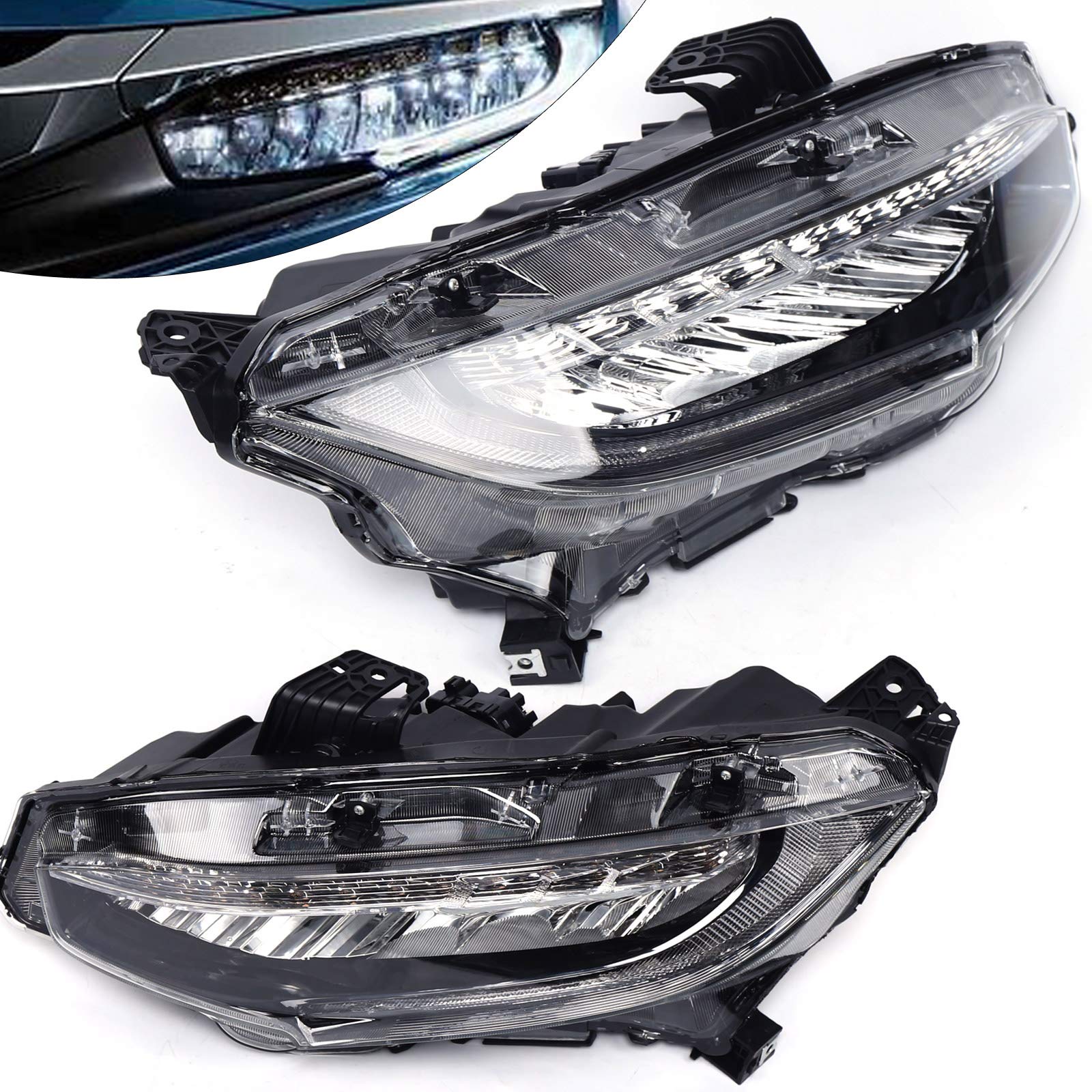 Best Led Headlight Honda Civic 20162018 LED Headlamp & Accessories