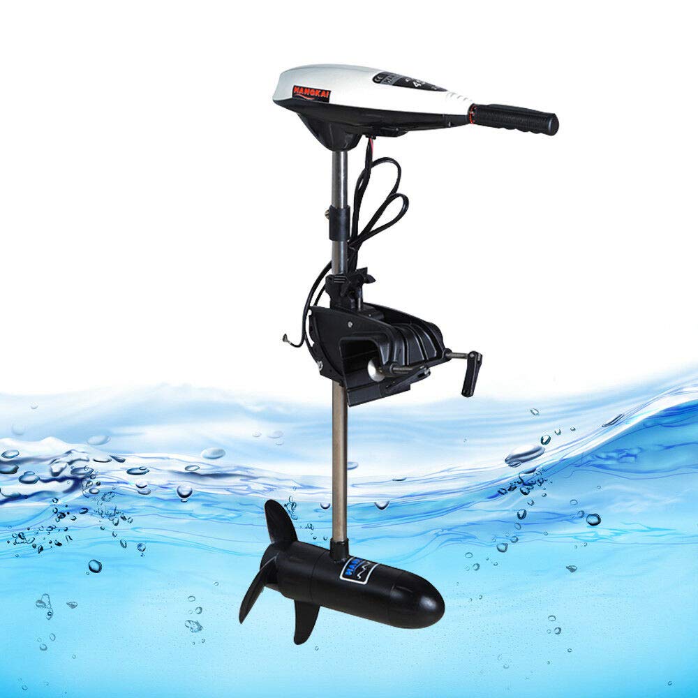 CNCEST Electric Trolling Motor 12V 45LBS Outboard Electric Fishing ...