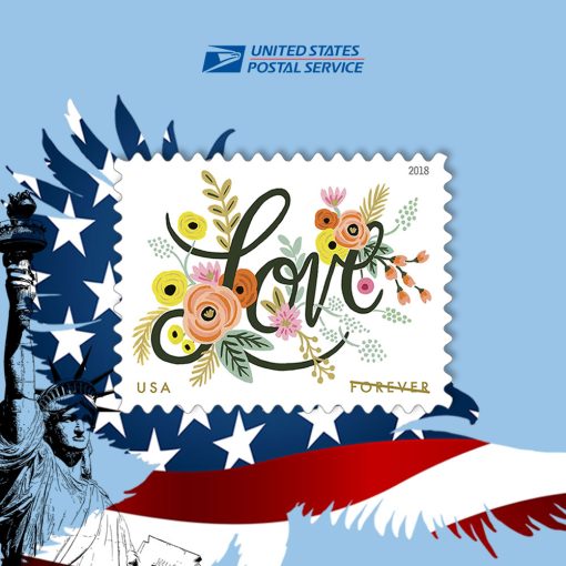 2018 US Wedding Love Flourishes Forever Postage Stamps – Buy Postage  Forever Stamps on Sale