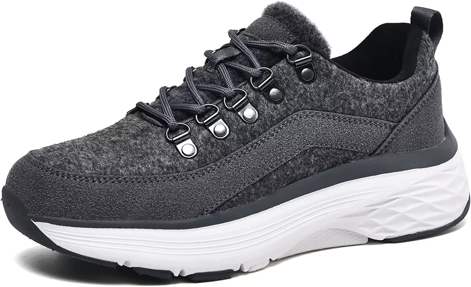 Women's Winter Walking Shoes Comfortable NonSlip Sneaker Ladies Lace