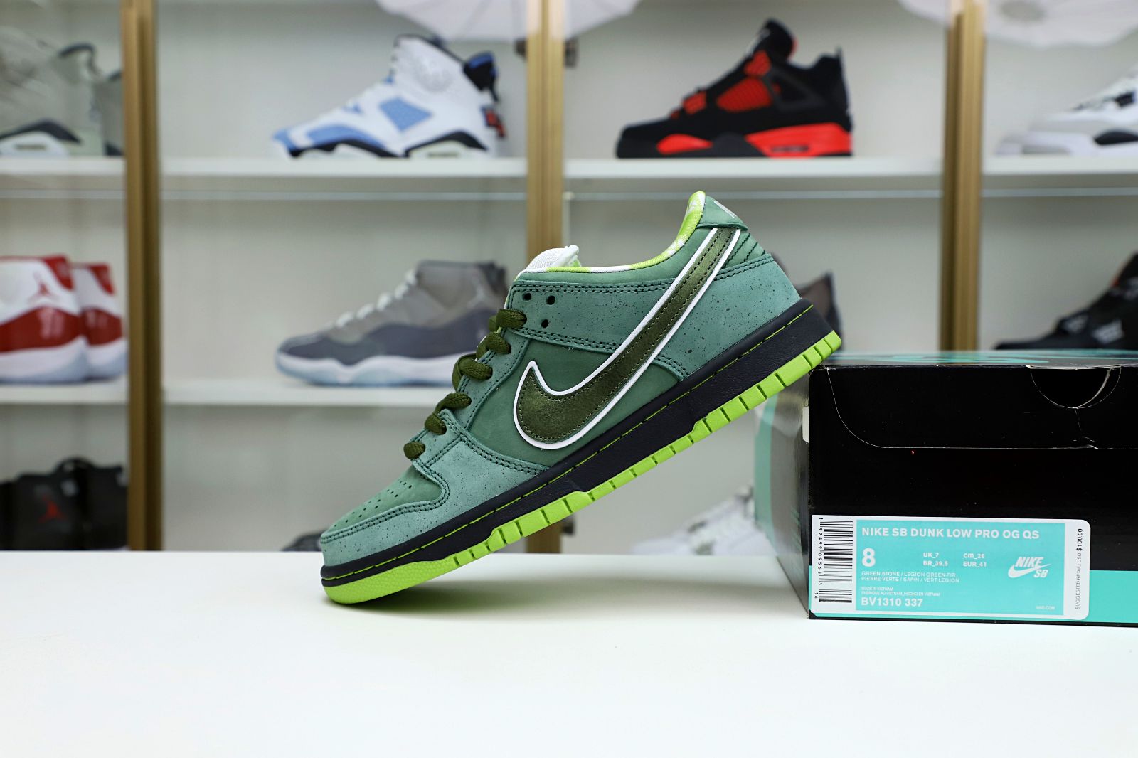 Concepts x Nike SB Dunk Low Green Lobster