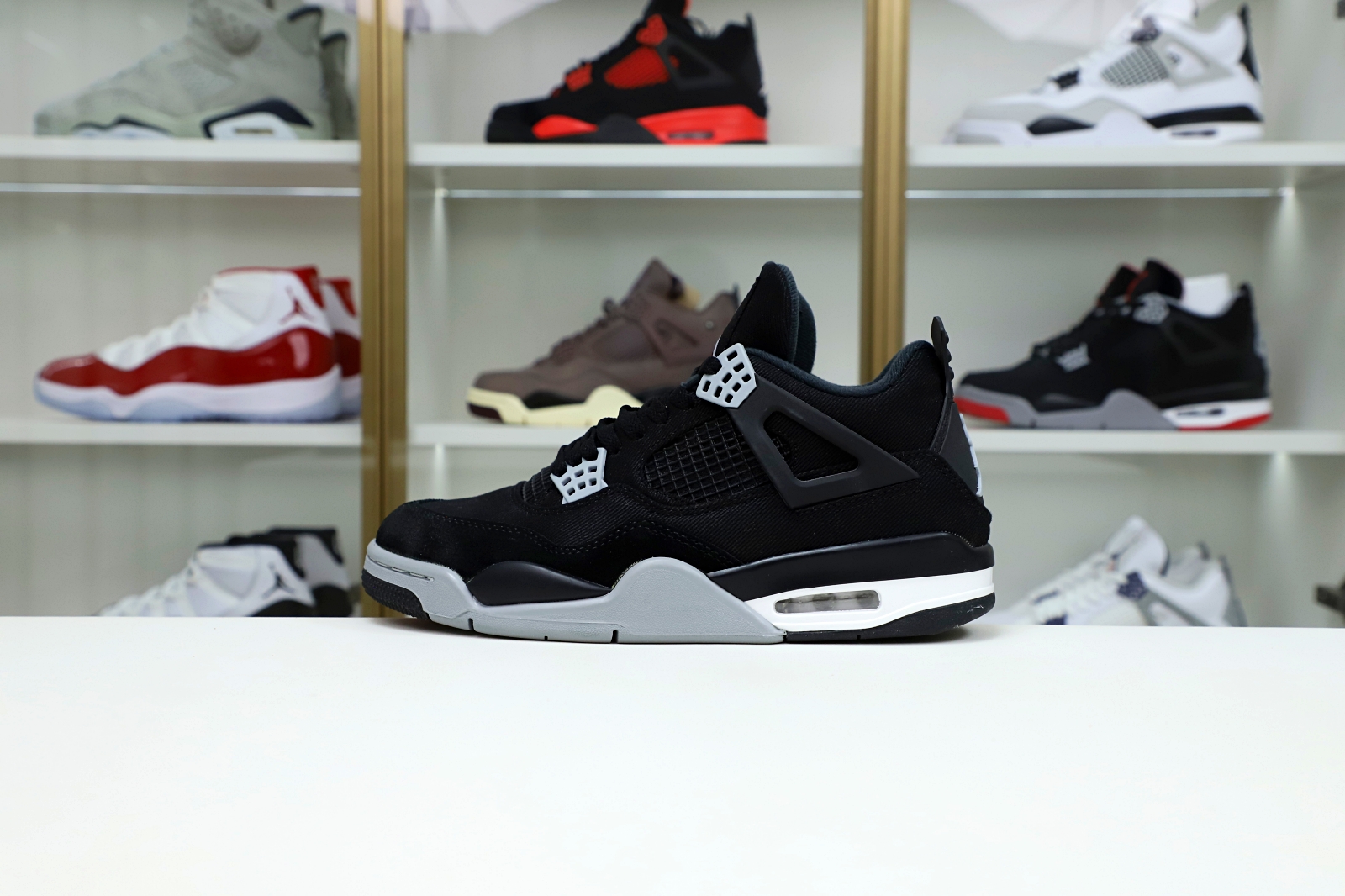 AIR JORDAN 4 "BLACK CANVAS"