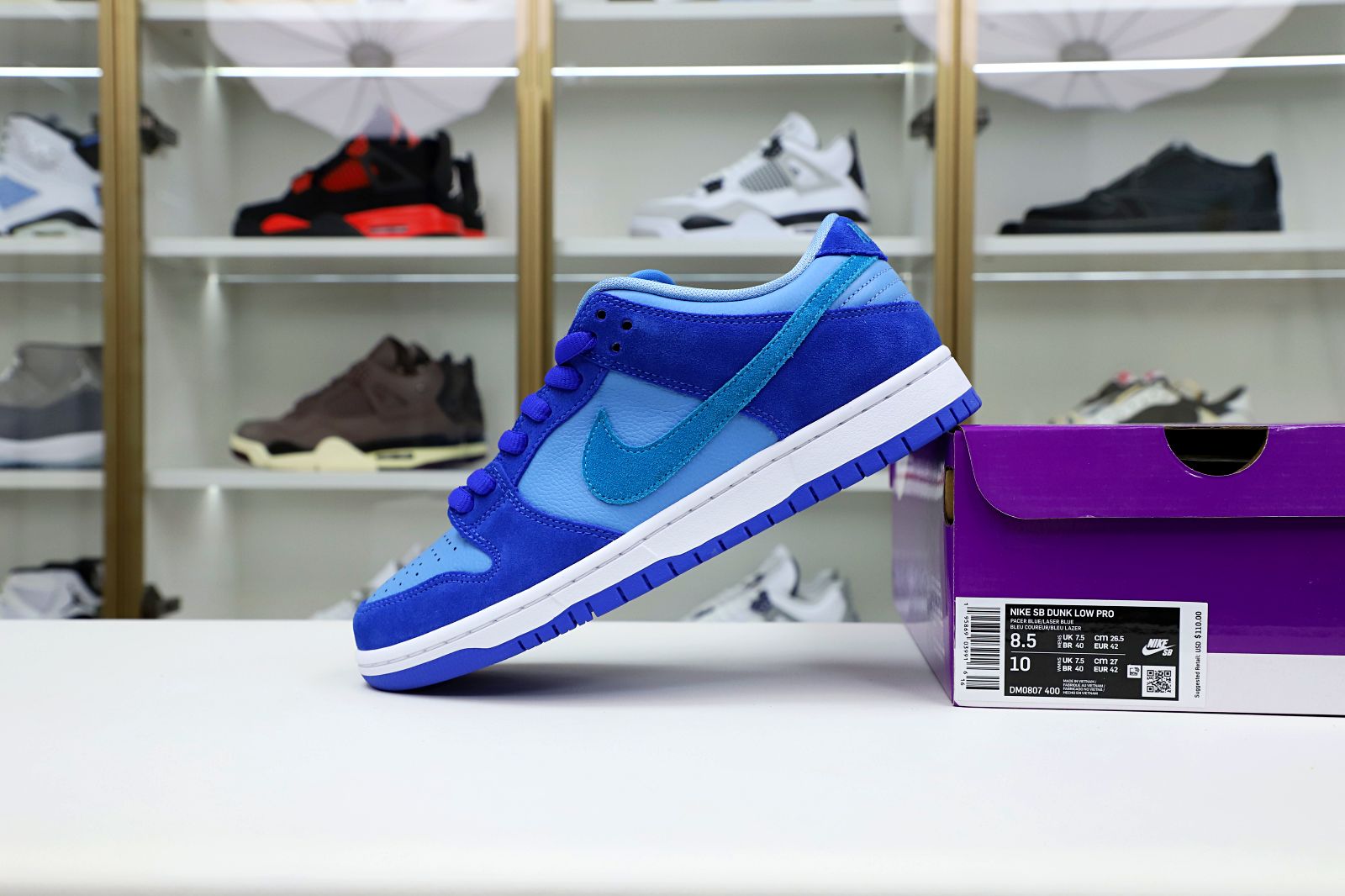 NIKE SB DUNK LOW BLUE RASPBERRY