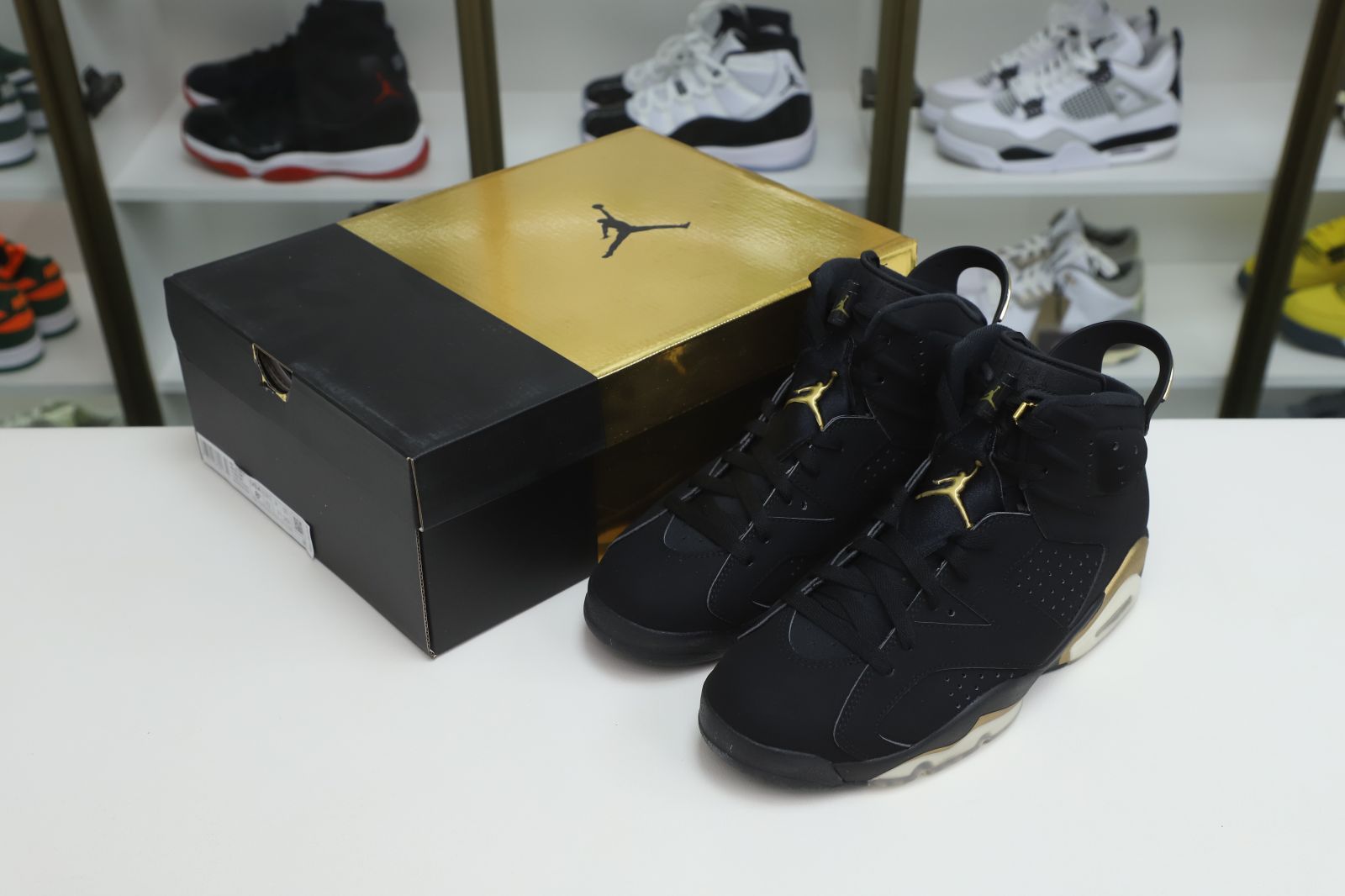 AIR JORDAN 6 RETRO DMP 2020 BLACK/METALLIC GOLD